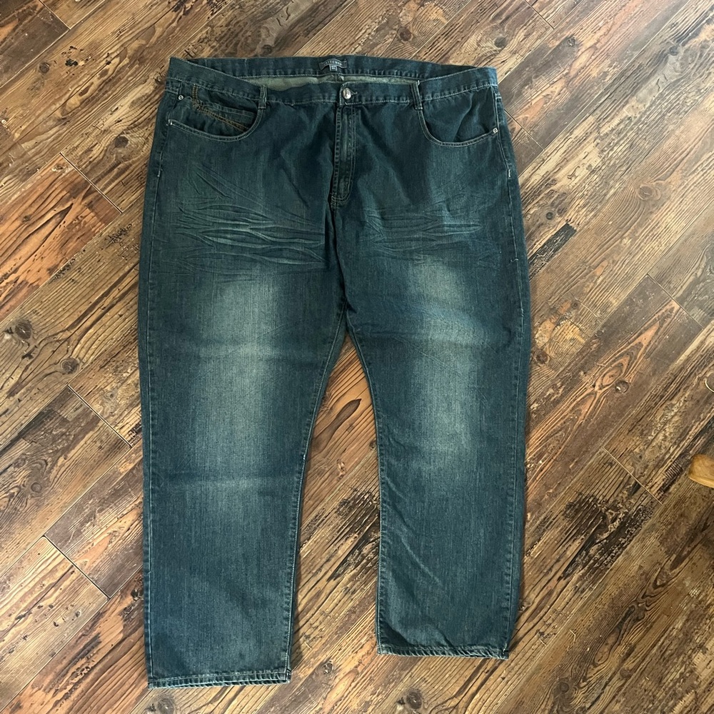 Britches Straight Leg Jeans Big & Tall Men’s Size 58 x 32 Blue Denim